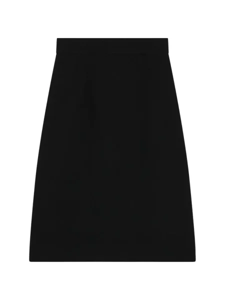 Fustă midi Dolce & Gabbana în linie A negru