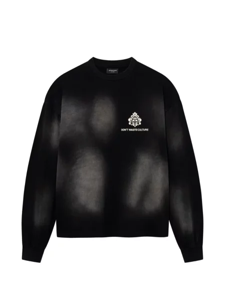 Lung hanorac Don't Waste Culture negru
