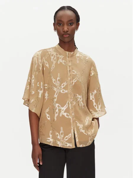 Bruuns Bazaar Koszula Mateli beżowy