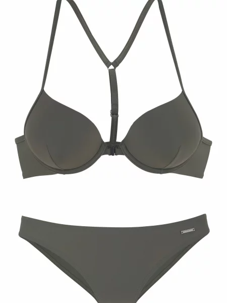 BRUNO BANANI Costum de baie două piese oliv