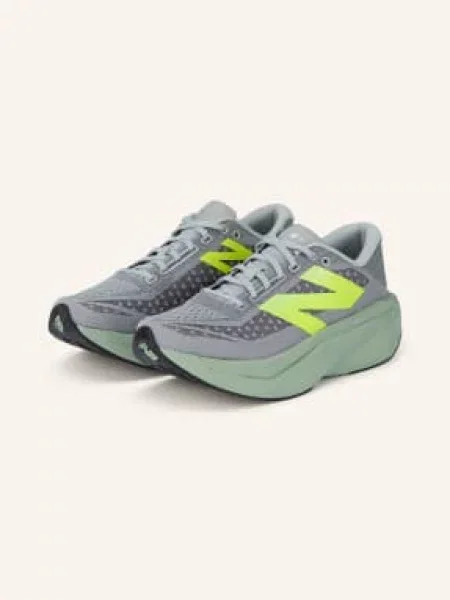 New Balance Běžecké Boty Fuelcell Supercomp Trainer v3 světle zelená neonově zelená šedá