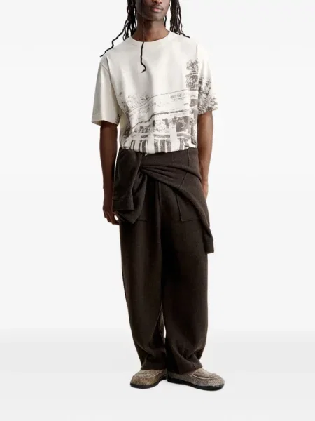 Tricou Maison Kitsune cu imagine