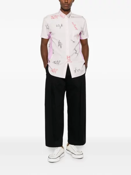 Cămașă Comme Des Garçons Shirt cu imagine roz