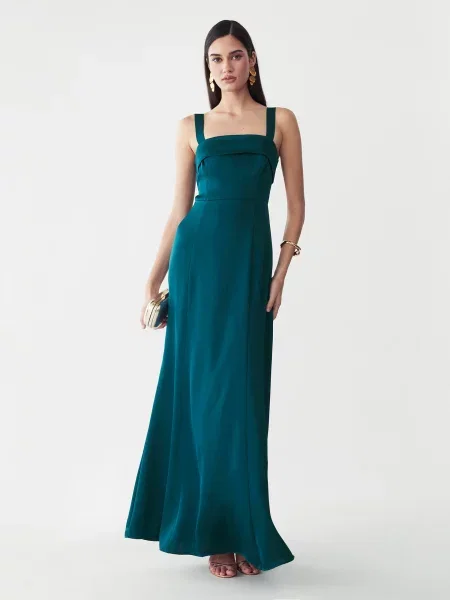 Willa Rochie de seară NORFOLK petrol verde