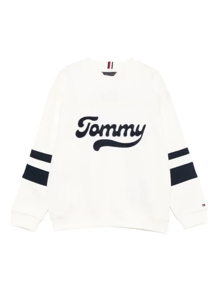 Dětska mikina Tommy Hilfiger bílá