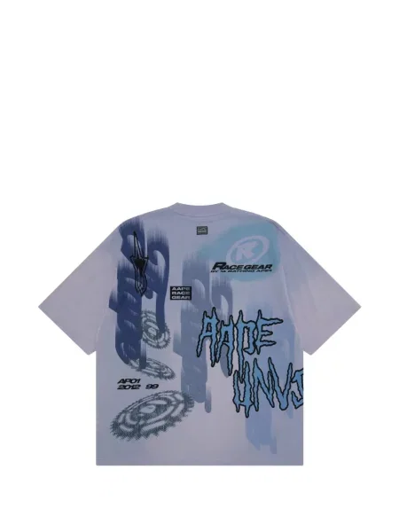 Tricou Aape By A Bathing Ape cu imagine violet