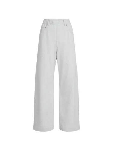 Pantaloni Brunello Cucinelli din material terry gri