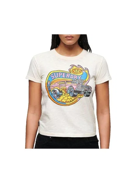 Tricou Superdry alb