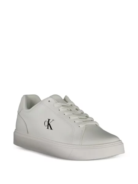 Bőr sneaker Calvin Klein nyomtatás fehér