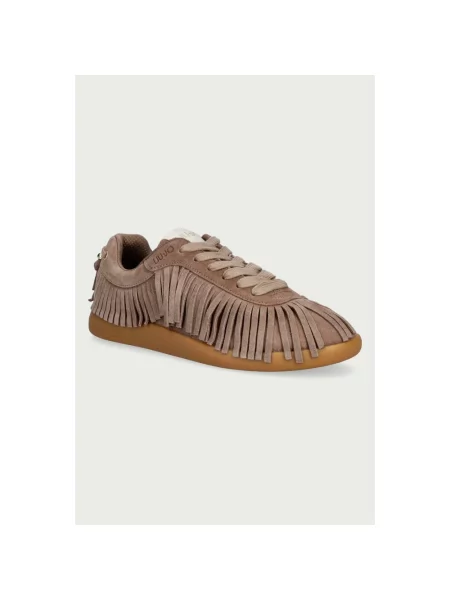 Sneakersy Liu Jo skórzane brązowe