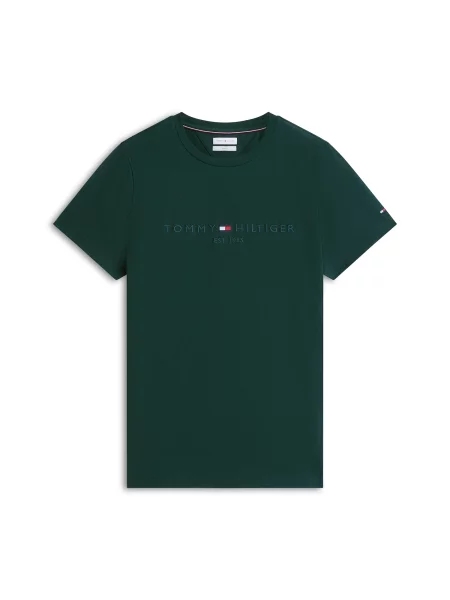 TOMMY HILFIGER Póló sötétzöld