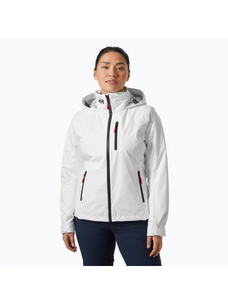 Kurtka żeglarska Helly Hansen Crew Hooded Midlayer white biała