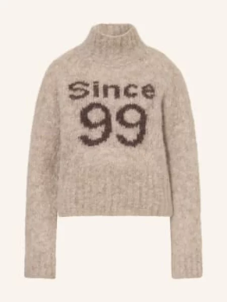 Baum Und Pferdgarten Sweter Celena Z Alpaki beige beżowy