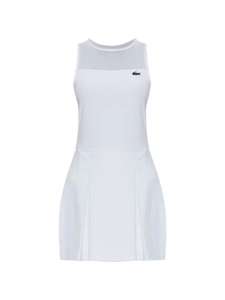 Rochie Lacoste plasă alb