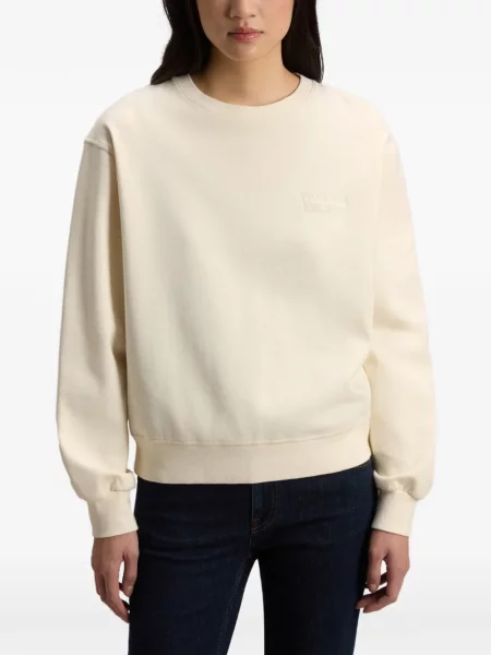 Суитчър Woolrich бродиран с кръгло деколте