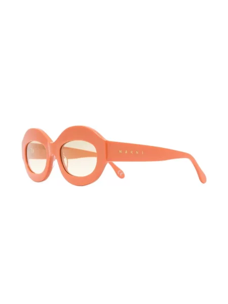 Saulės akiniai Marni Eyewear oranžinė