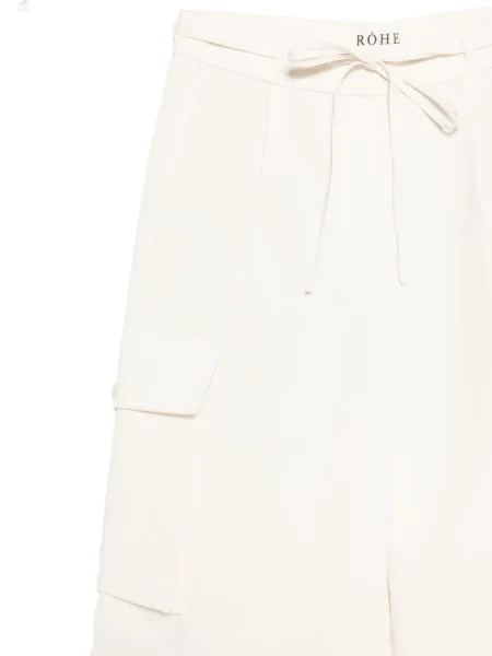 Pantaloni cargo Róhe alb