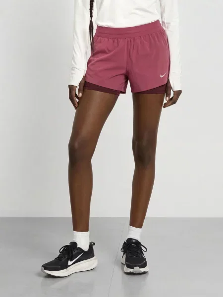 Nike Bežecké Šortky 2 V 1 Swift fuchsiová