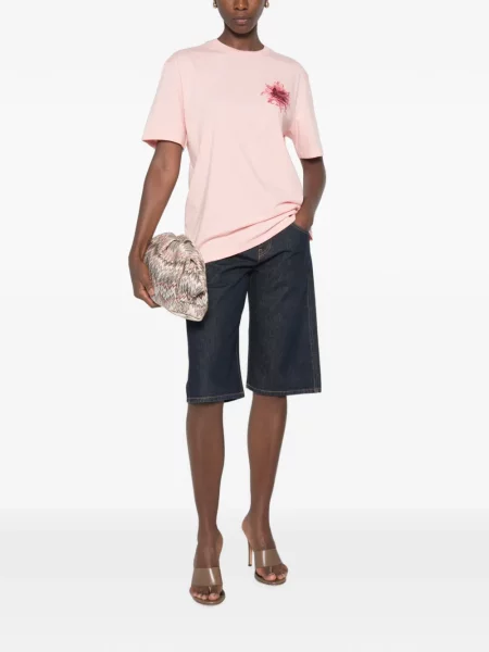 Scurt tricou Etro roz