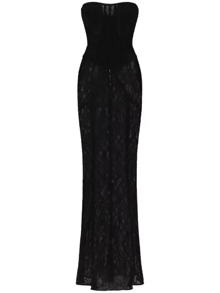 Rochie Dolce & Gabbana transparente negru