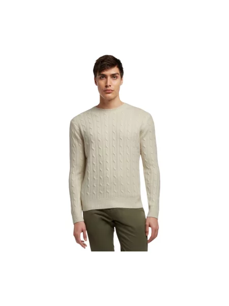 Sweter Brooks Brothers wełniany beżowy