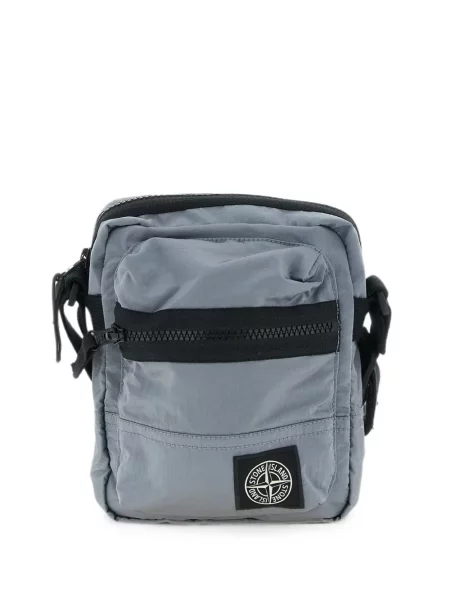 Geantă Stone Island cu strasuri gri