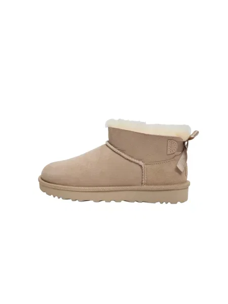 UGG Botine Ultra Mini Bailey Bow nisipiu