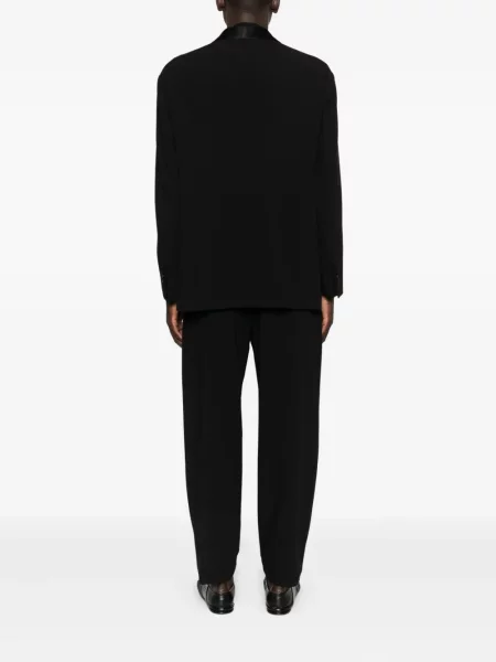 Costum Giorgio Armani din satin de costum negru