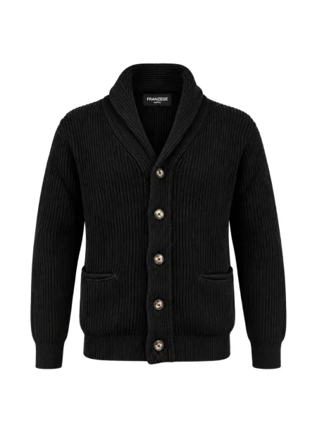 Pleteni kardigan Franzese Collection crna