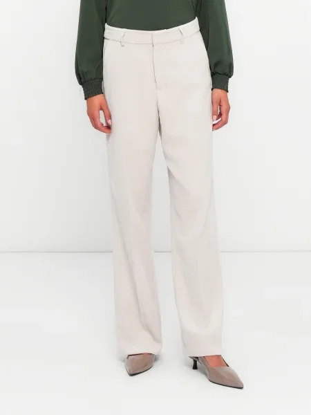 ONLY Pantaloni cu dungă ONLKATEY deschis gri