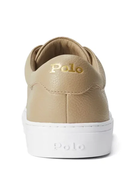 Matlasat sneakerși Polo Ralph Lauren cu autograf de catifea cord albastru
