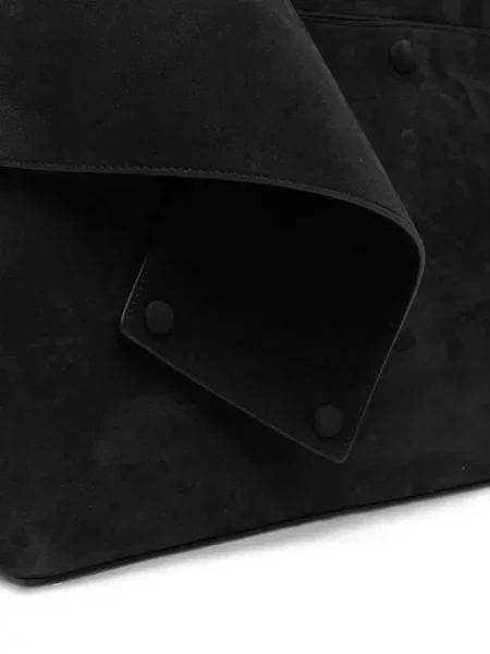 Nubuck τσάντα shopper Toteme μαύρο