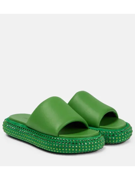 Sandale Jw Anderson din piele verde