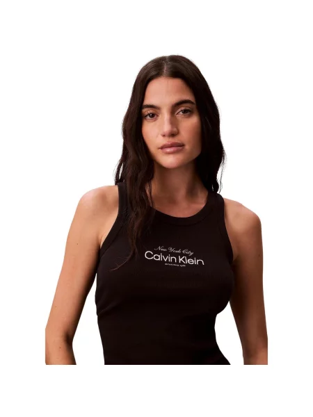 Calvin Klein Jeans top za žene crna