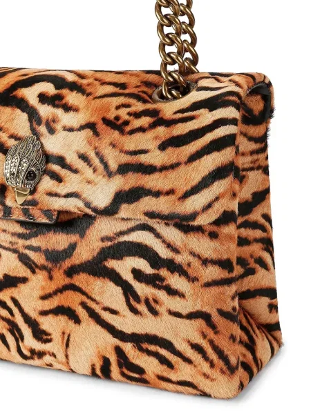 Kurt Geiger Bőr válltáska Kensington barna