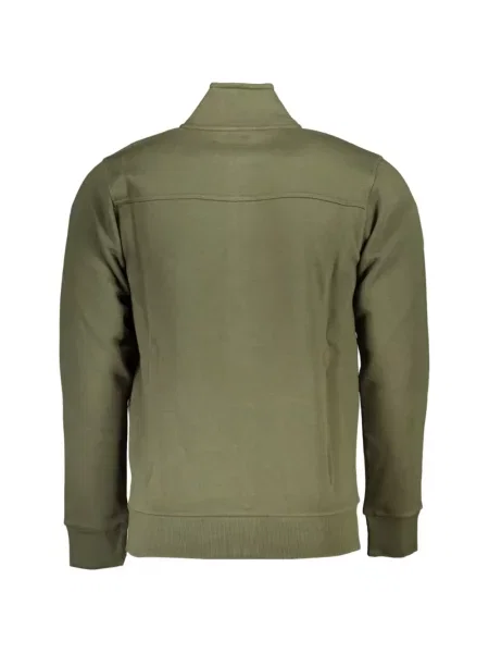 Hanorac cu fermoar U.s. Grand cu broderie verde