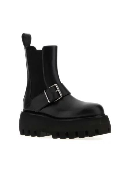 Botki Alexander Mcqueen na sprzączkę czarne