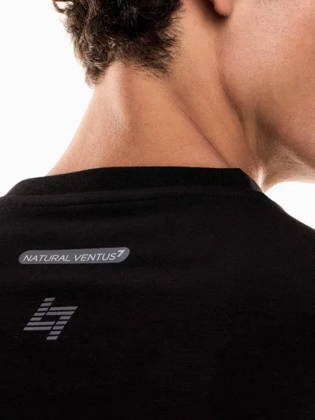 Футболка бавовна/поліестер чорний