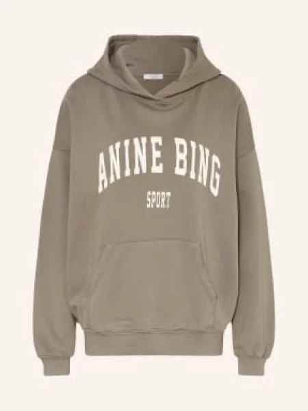 Anine Bing Bluza Z Kapturem Harvey gruen khaki