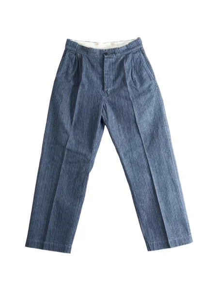 Pantaloni Taiga Takahashi albastru