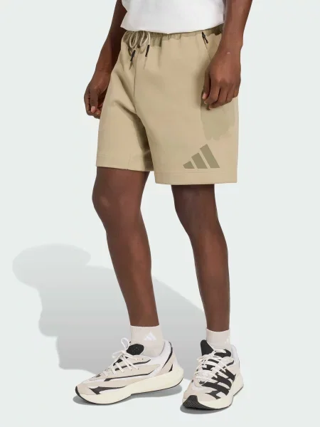 Повседневные спортивные шорты Adidas коричневые