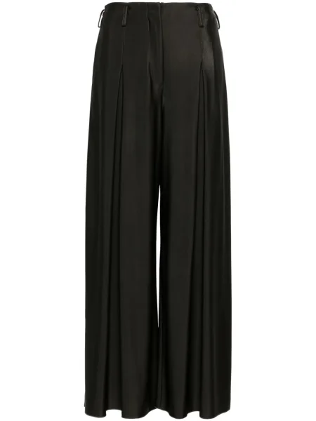 Pantaloni Giorgio Armani plisate maro