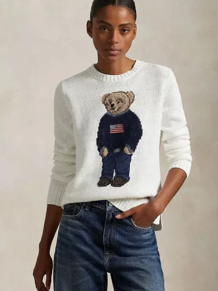 Polo Ralph Lauren pulover alb