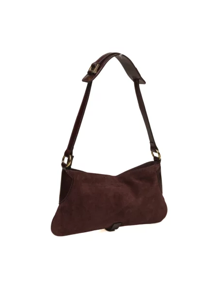 Torebka hobo My Best Bags brązowa