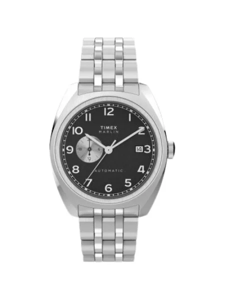 Lniany zegarek Timex szary