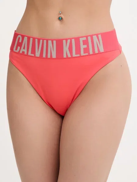 Calvin Klein plavkové nohavičky dámske červená