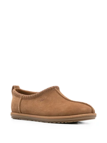 Papuci de casă Ugg cu broderie maro