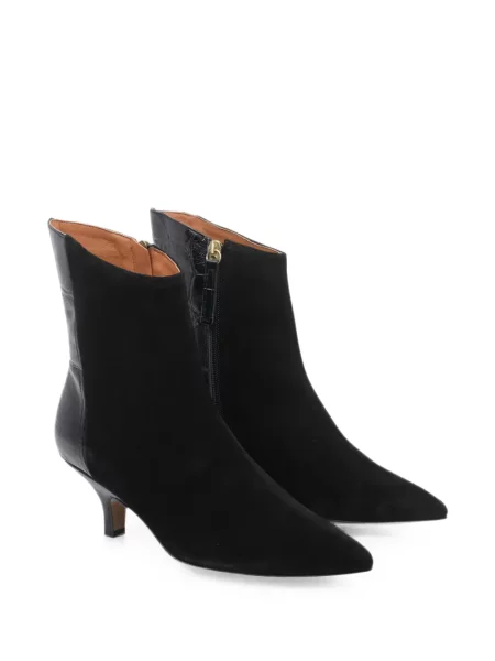 Botine ángel Alarcón din piele de căprioară negru