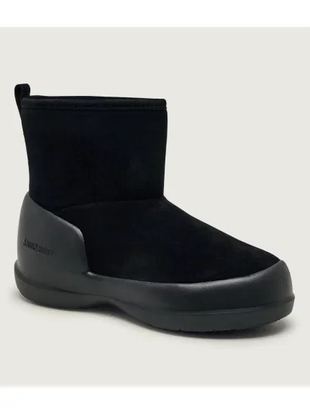 Moon Boot Bocanci MB Mezzaluna | piele întoarsă negru