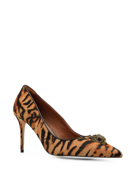 Pantofi cu toc Kurt Geiger London cu imagine cu dungi de tigru maro